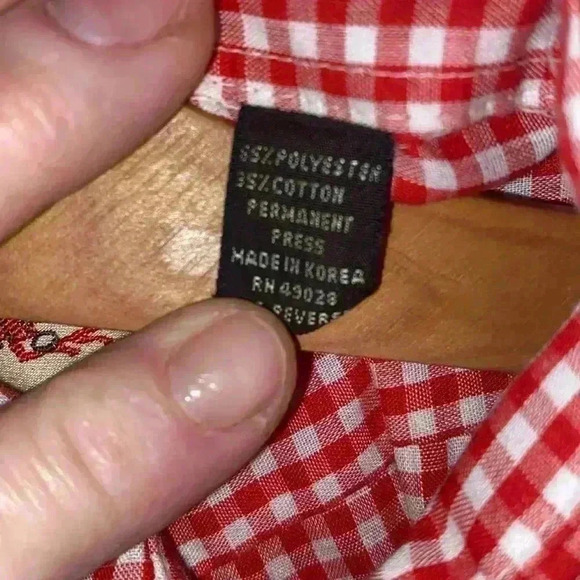 Youngbloods Authentic Western gingham pearl snap shirt - Picture 8 of 8